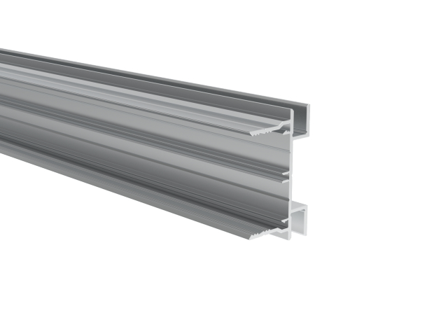 Aluminium-Zaunadapter für 40mm Füllungen - 6000mm